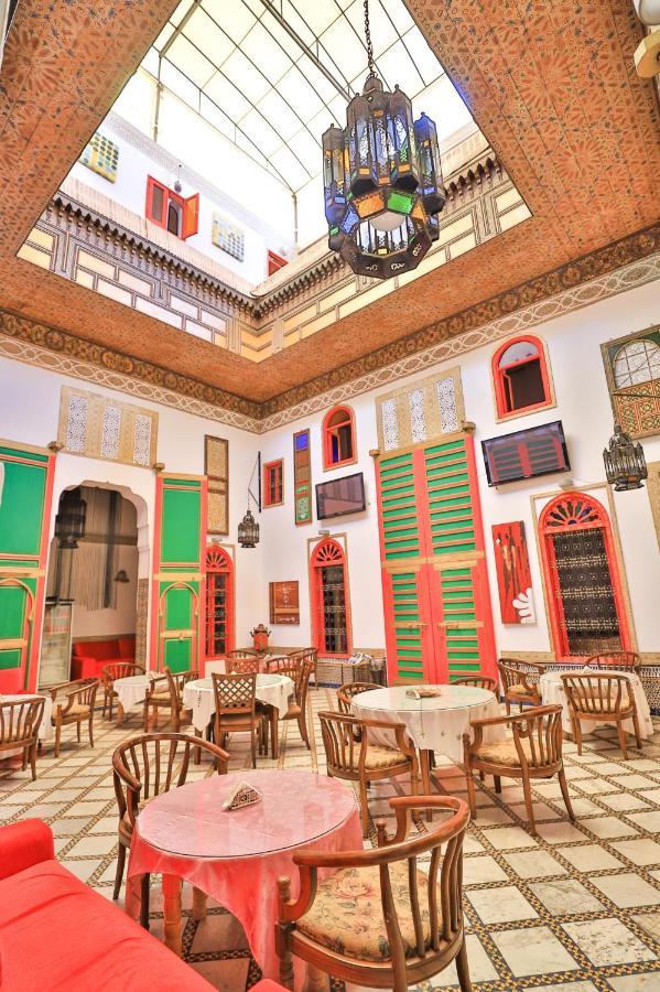 Riad Haj Palace & Spa Fes Ngoại thất bức ảnh The interior of the restaurant